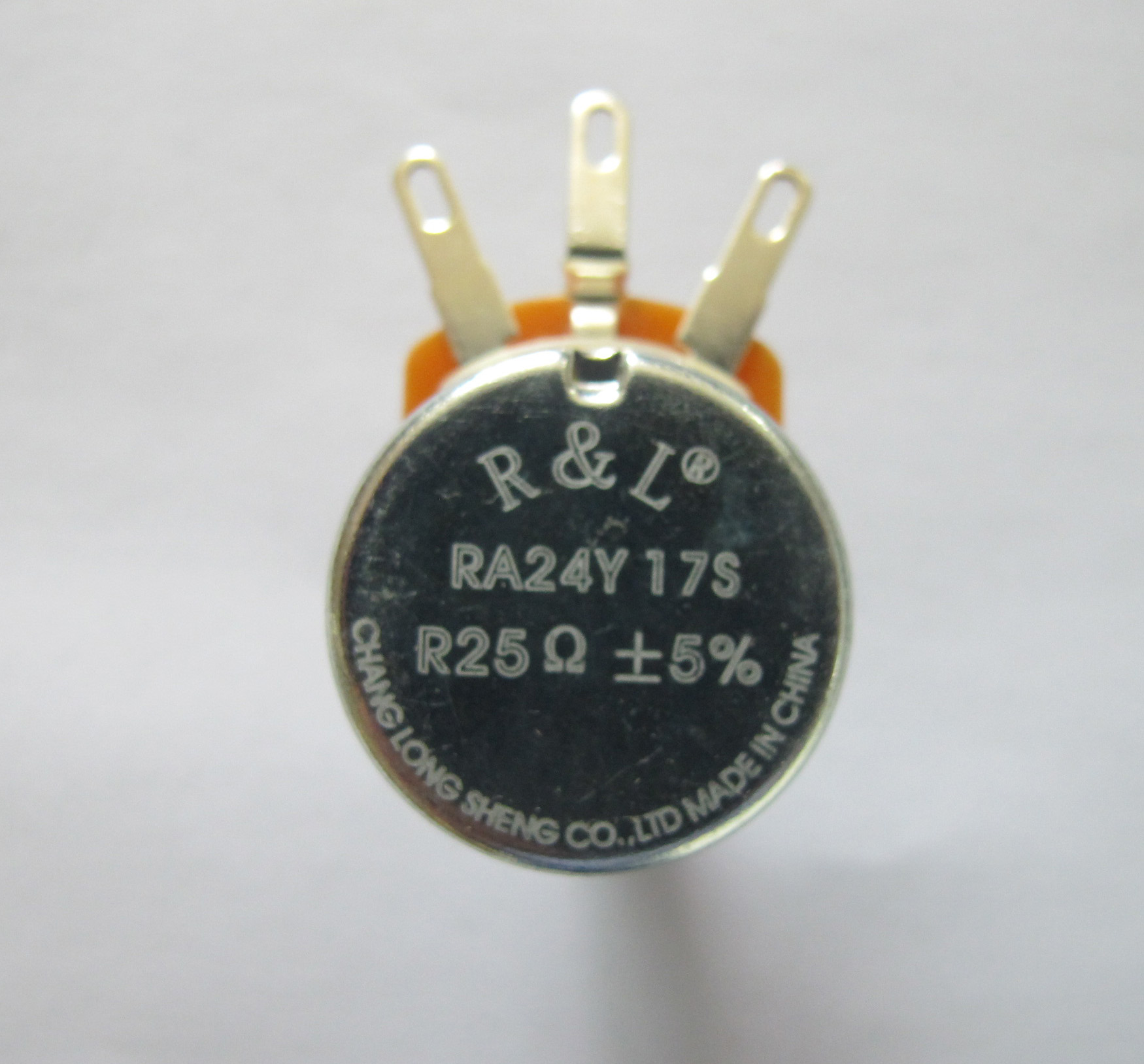 單圈電位器R&LRA24Y-17SQ-25Ω